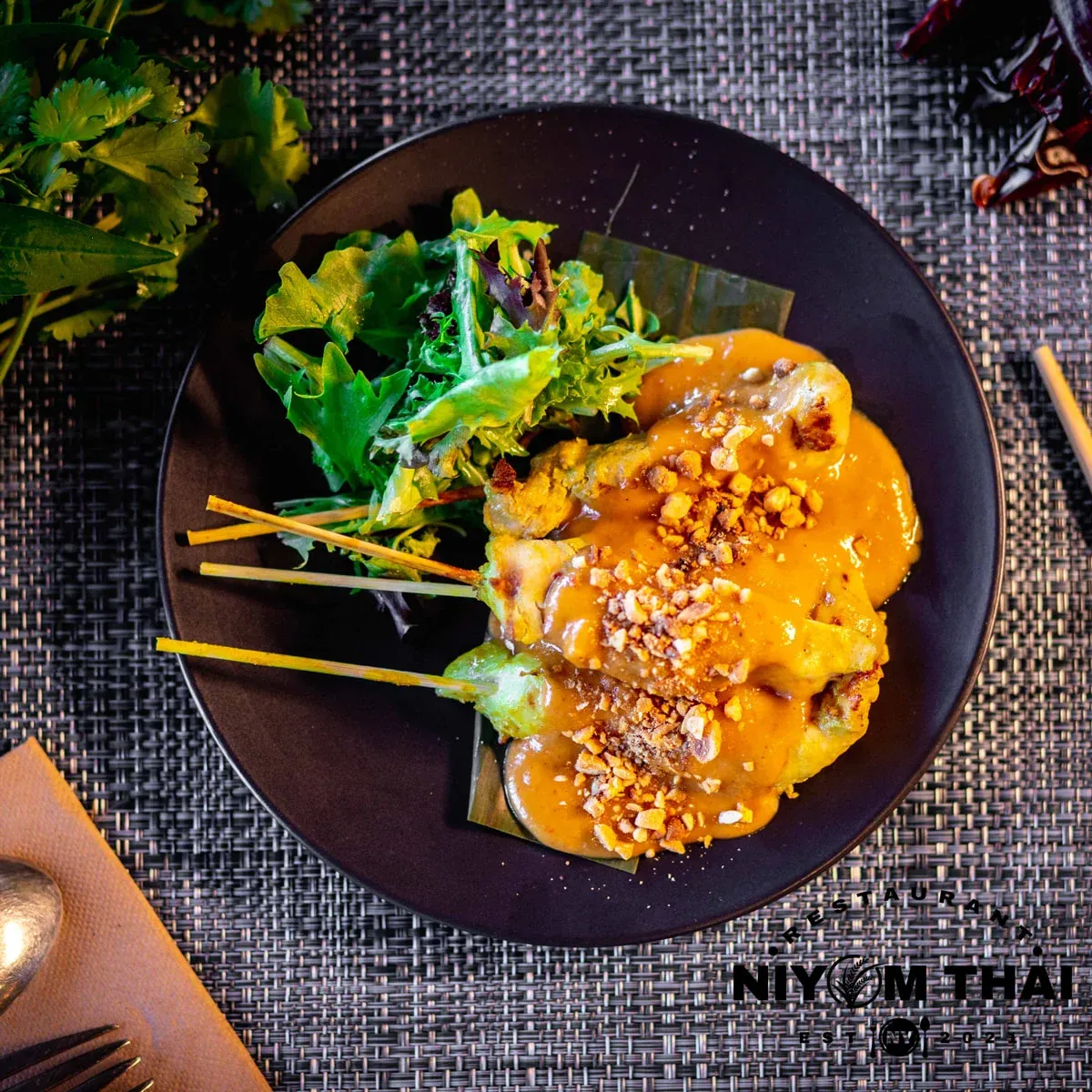 Chicken Satay Skewers (GF)